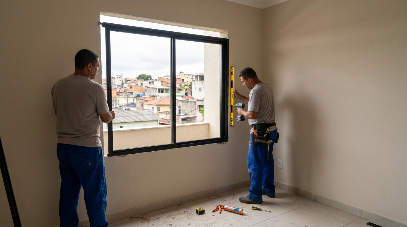Fechamento de Ambientes no Bosque dos Eucaliptos, São José dos Campos‑SP
