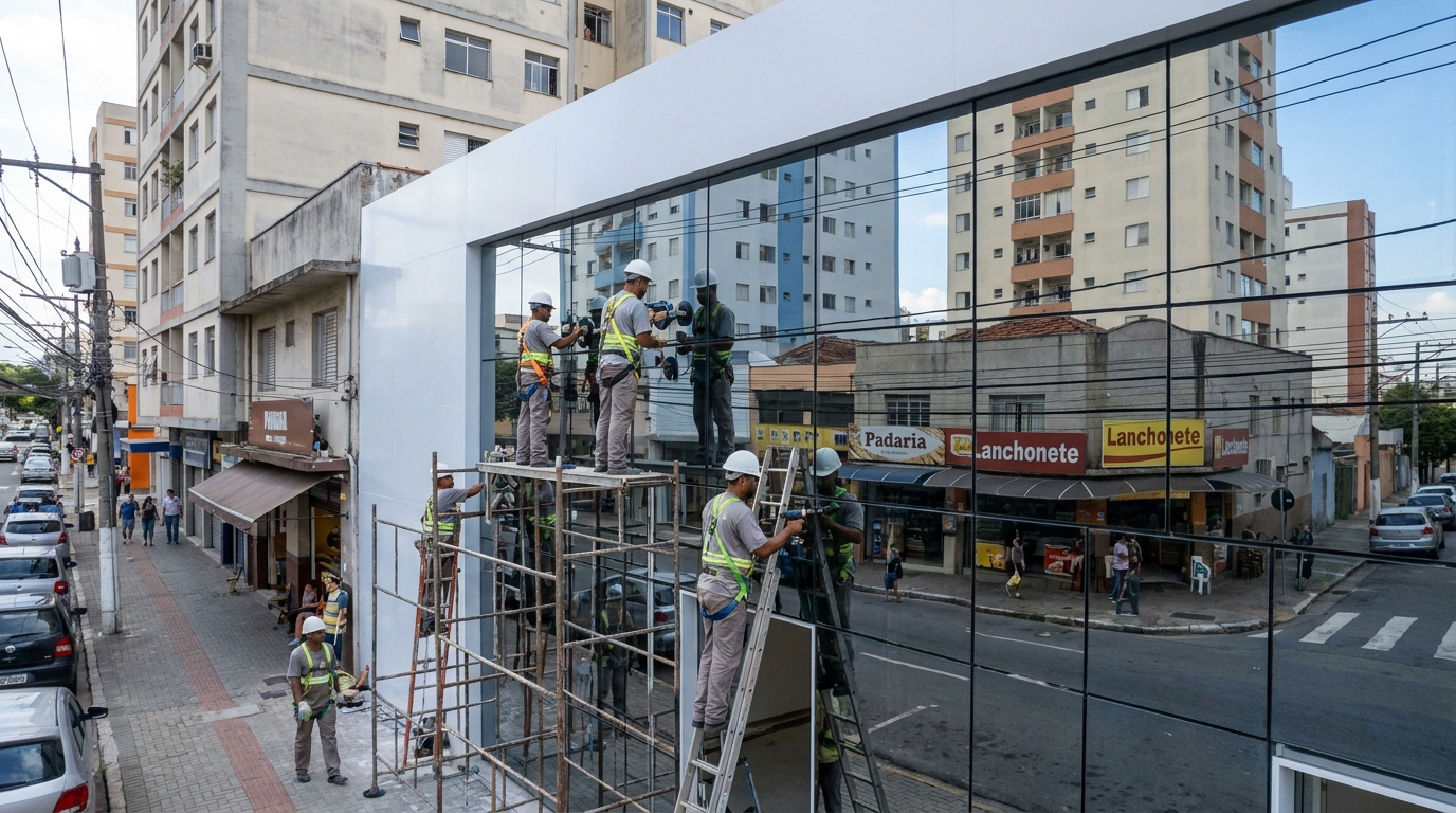 Fechamentos em Vidro no Rio Comprido, São José dos Campos‑SP