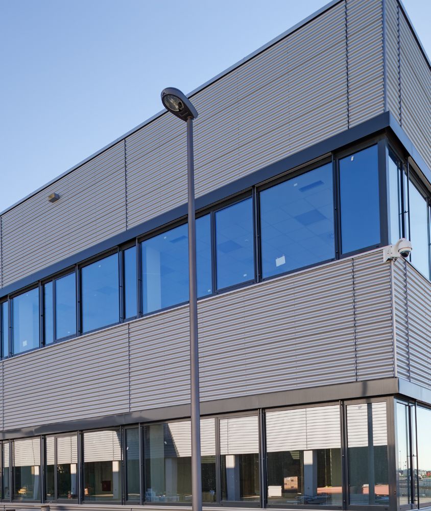 fachada de vidro em São José dos Campos